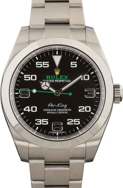 Rolex Air-King 116900 Black Arabic Dial