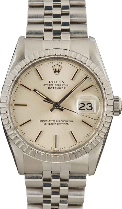Mens Rolex Datejust 16030 Silver Dial