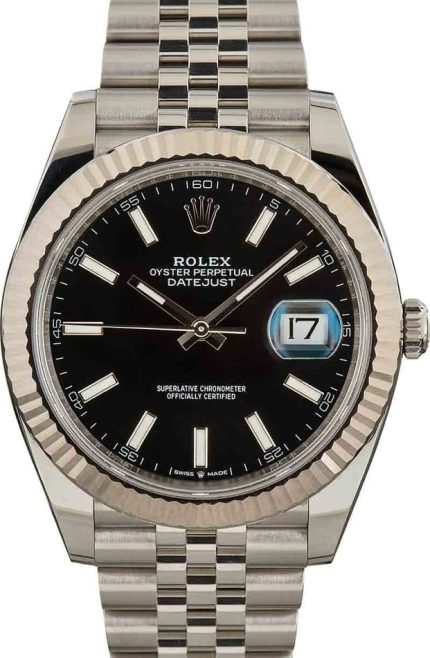 Used Rolex Datejust 41 Ref 126334 Black Dial