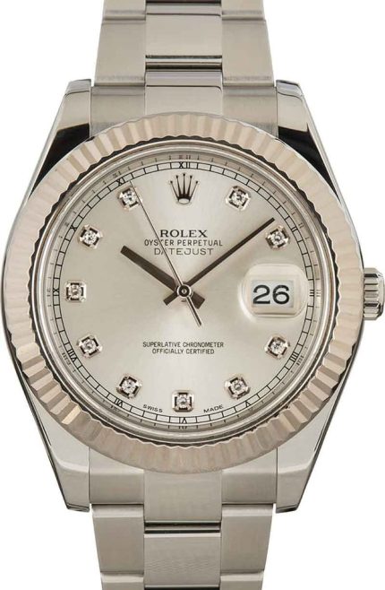 Rolex Datejust II 116334 Diamond Dial