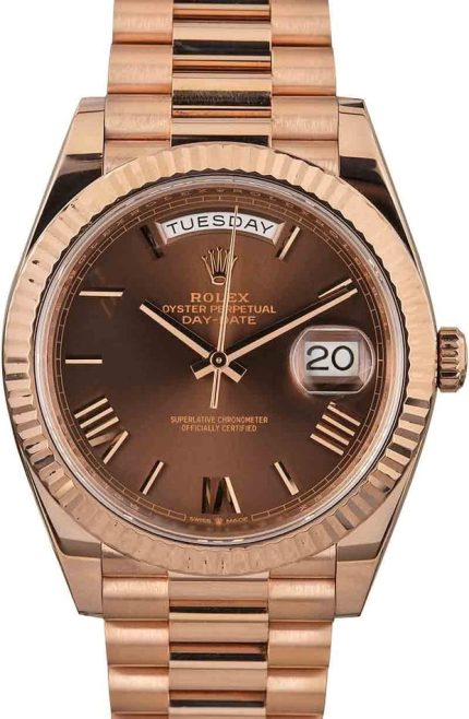 Rolex Day-Date 40 Ref 228235 Everose Gold
