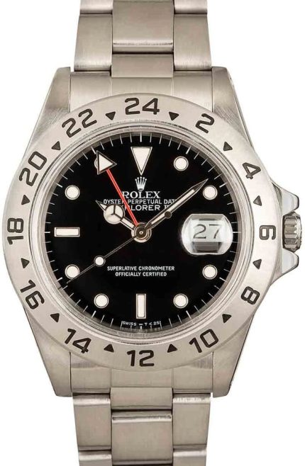 Pre-Owned Rolex Explorer 16550 Black Dial