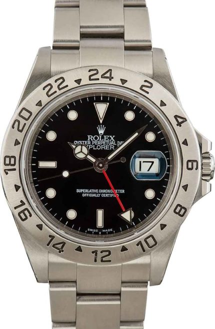 Rolex Explorer II Ref 16570 Stainless Steel