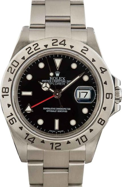 Mens Rolex Explorer II 16570 Black