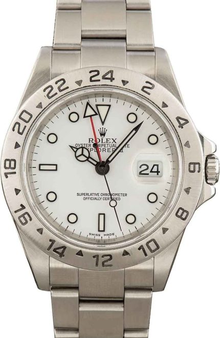 Rolex Explorer II Ref. 16570 White Polar Dial
