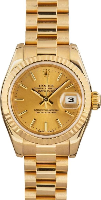Rolex Ladies President 179178 Champagne