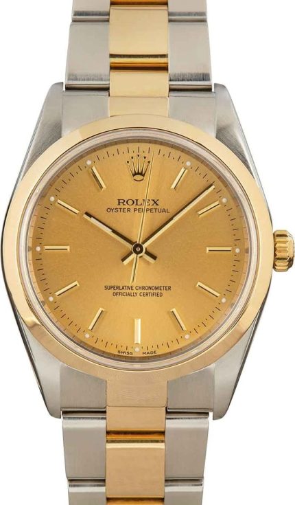 Rolex Oyster Perpetual 14203 Champagne Dial