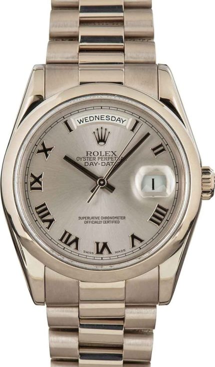 Rolex Day-Date 118209 White Gold