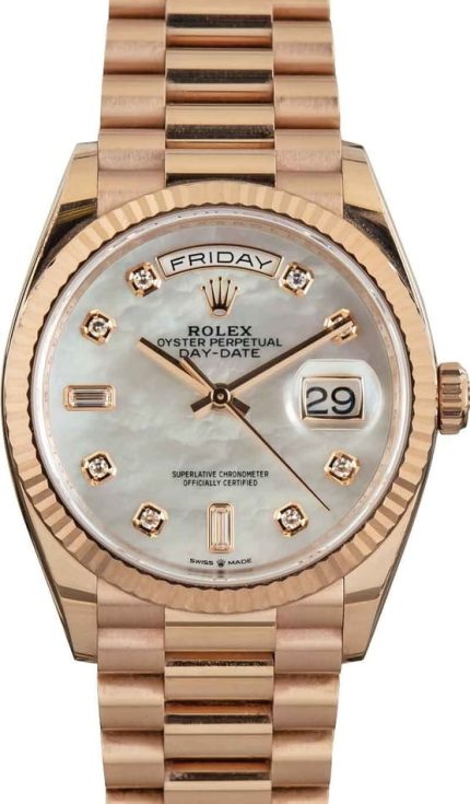 Rolex Day-Date President 128235 Everose Gold