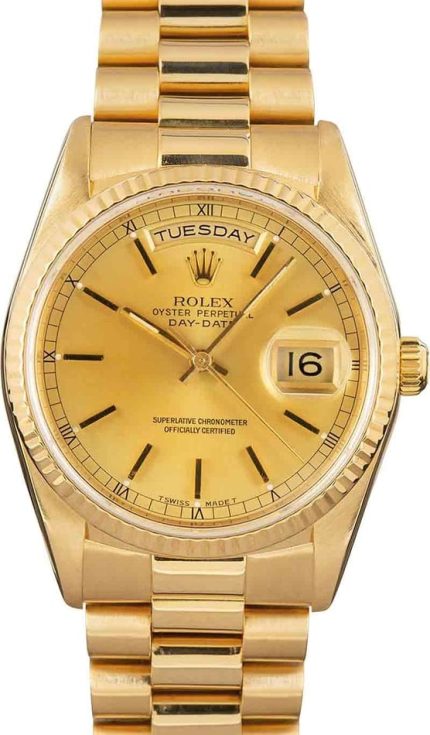 Pre Owned Rolex 18238 Day-Date