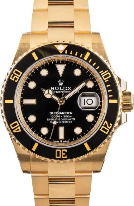 Rolex Submariner Yellow Gold 126618