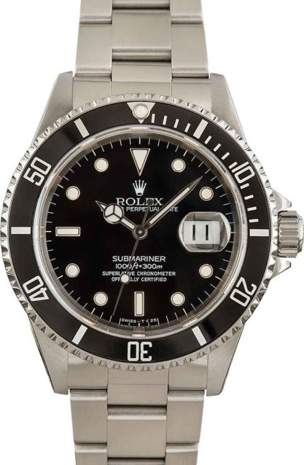 Rolex Submariner Black Dial 16610