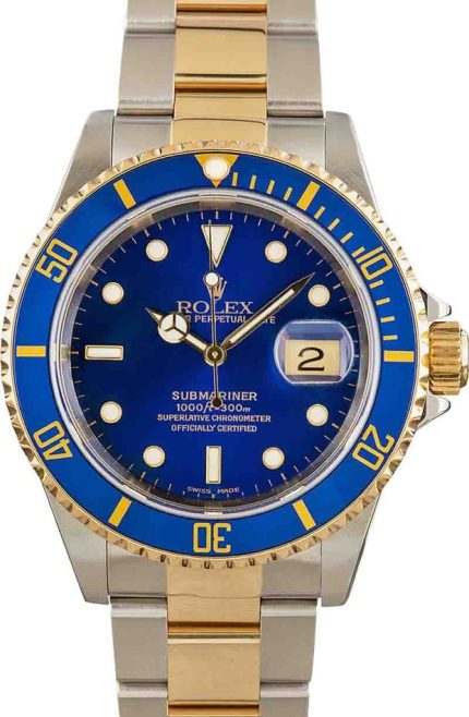 Rolex Submariner 16613 Steel & 18k Yellow Gold