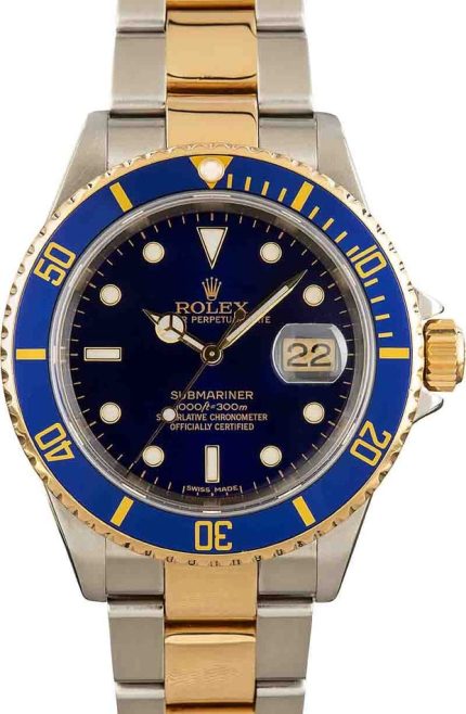 Rolex Submariner 16613T Two Tone Watch