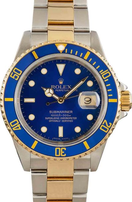 Rolex Submariner 16613T Blue