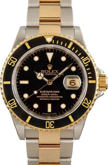 Rolex Submariner 16613T Black Dial
