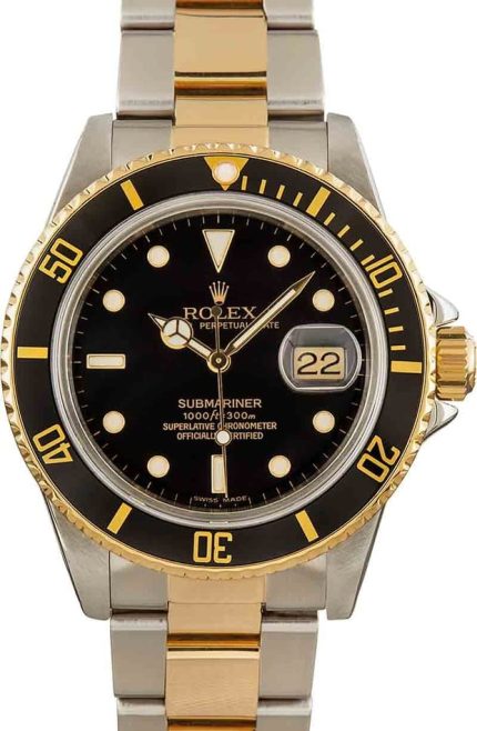 Rolex Submariner 16803 Black Dial