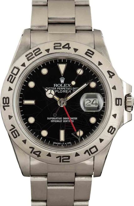 Vintage Rolex Explorer 16550 Black Spider Dial