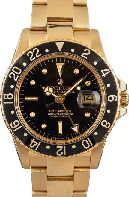 Vintage Rolex GMT-Master 1675 Nipple Dial