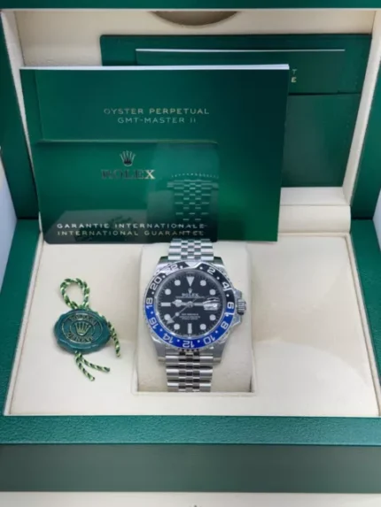 Rolex 40325: GMT-Master II "Batgirl", Watch Ref. 126710BLNR, 2023 Full Set