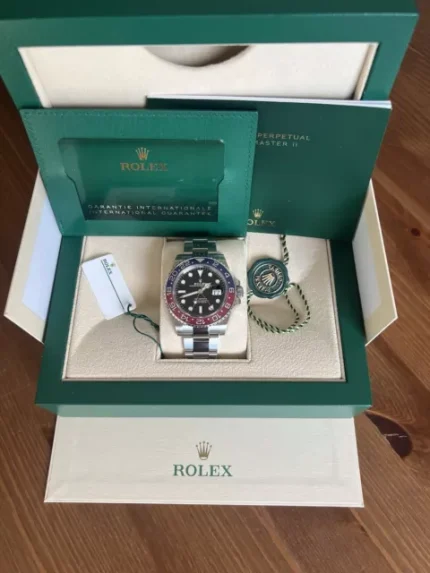 Rolex 40265: GMT-Master II "Pepsi", Watch Ref. 126710BLRO, 2023 Full Set