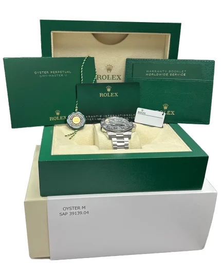 MINT 2023 Rolex GMT-Master II BATGIRL Blue 40mm JUBILEE Steel 126710 BLNR BOX