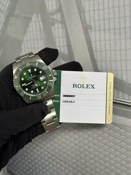 FS: 116610LV Hulk Pre Owned FULL Link 2018 Watch and Card Plus