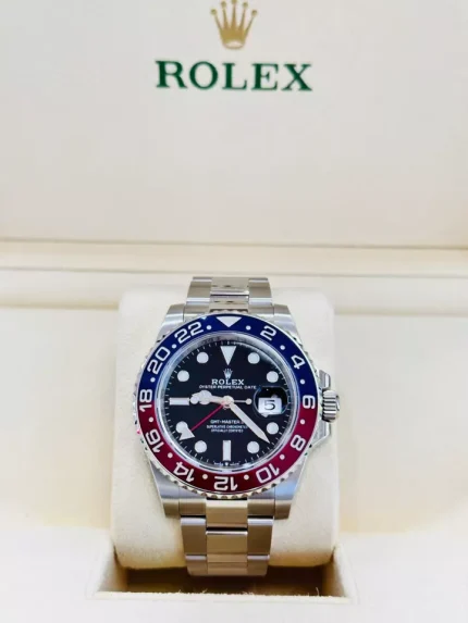 Rolex GMT-Master II 126710BLRO Pepsi Oyster Ceramic Bezel Watch Box Papers