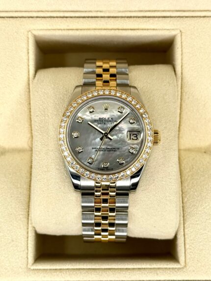 Rolex Lady Datejust 31mm 178383 Two-Tone Jubilee MOP Diamond Dial