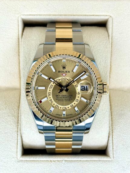 2024 Rolex Sky-Dweller 42mm 336933 Oyster Champagne Dial