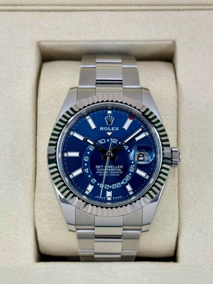 NEW 2025 Rolex Sky-Dweller 42mm 336934 Oyster Blue Dial