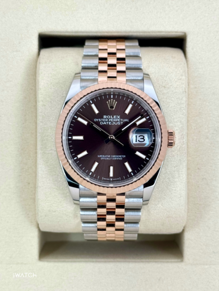 2025 Rolex Datejust 36mm 126231 Two-Tone Jubilee Chocolate Dial (Unworn)