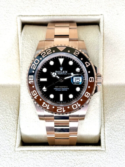 2024 Rolex GMT-Master II "Rootbeer" 40mm 126715CHNR Rose Gold (Unworn)