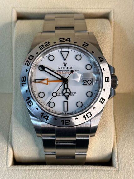 2023 Rolex Explorer II 42mm 226570 White Polar Dial (Unworn)