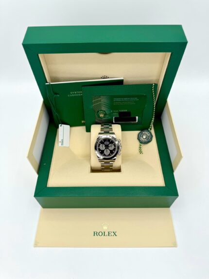 2024 Rolex Daytona 40mm 126509 White Gold Black Dial (Unworn)