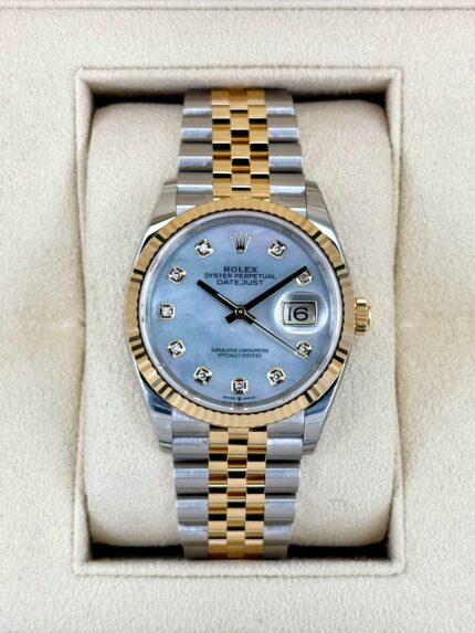 2024 Rolex Datejust 36mm 126233 Mother of Pearl Diamond Dial (Unworn)