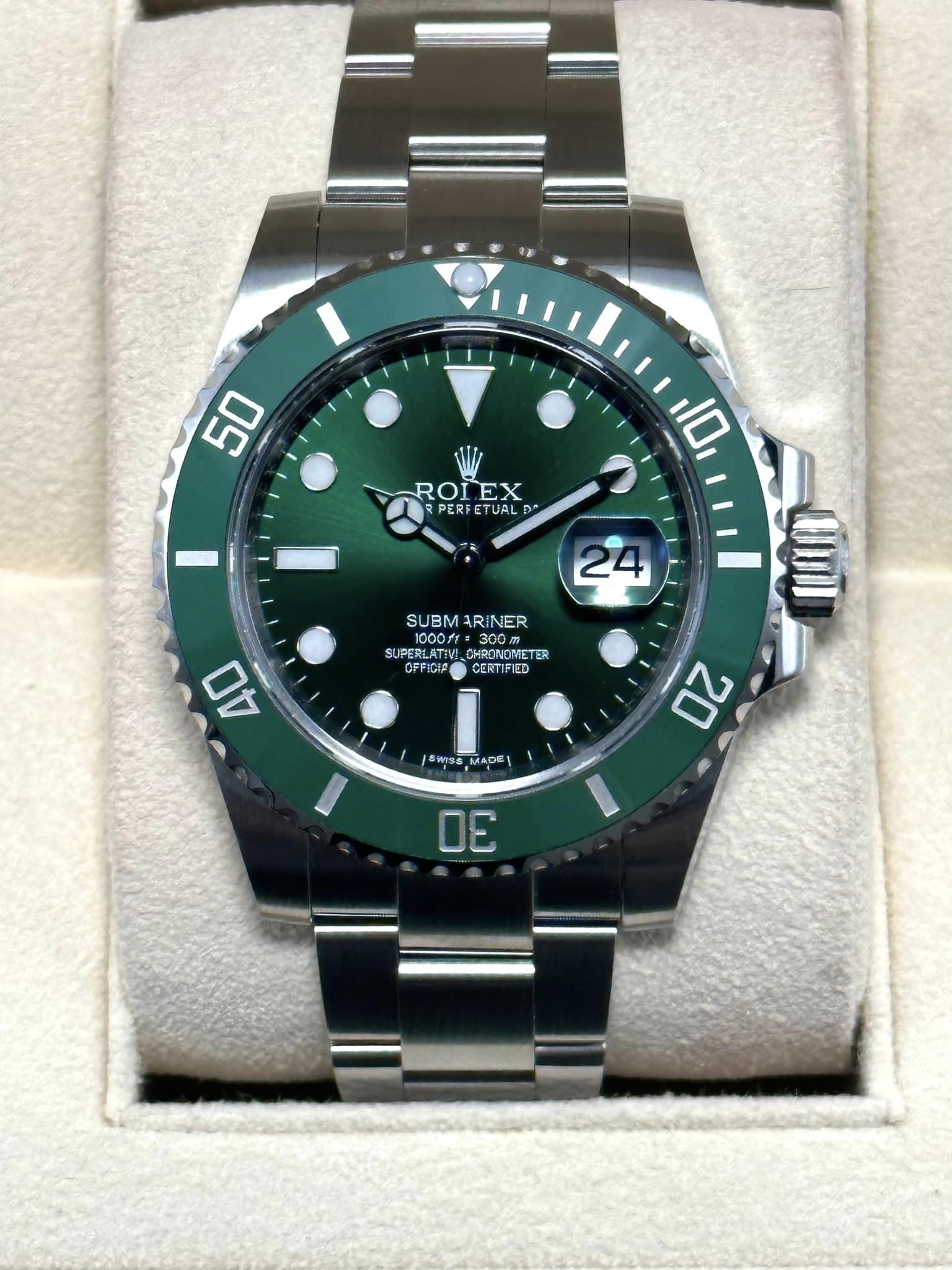 367718706_10167586275310532_872544582350667761_n.jpg Rolex Submariner "Hulk" 116610LV 40mm Green Dial