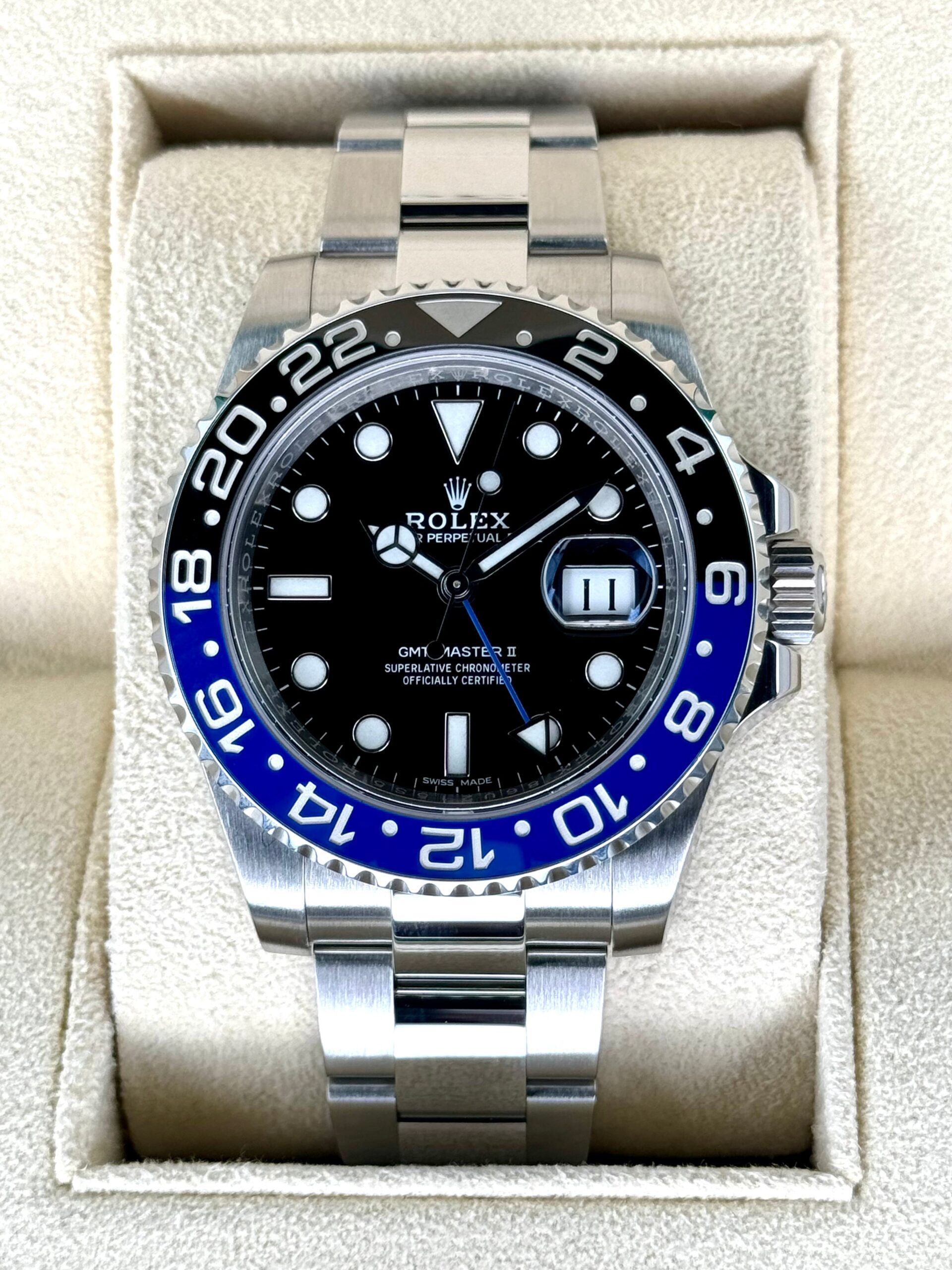 5C7C9B9E-DE52-48A8-A0E6-6BE358CF7E71.jpg 2017 Rolex GMT-Master II "Batman" 40mm 116710BLNR Oyster