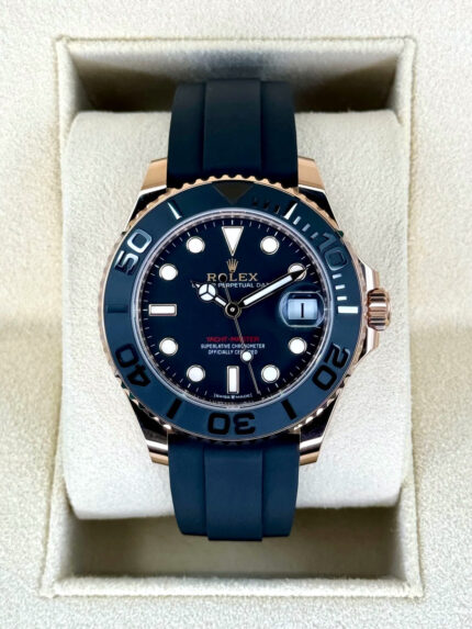 2023 Rolex Yacht-Master 37mm 268655 Rose Gold Black Dial (Unworn)