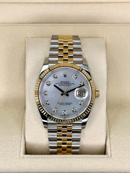 2023 Rolex Datejust 36mm 126233 Mother of Pearl Diamond Dial (Unworn)