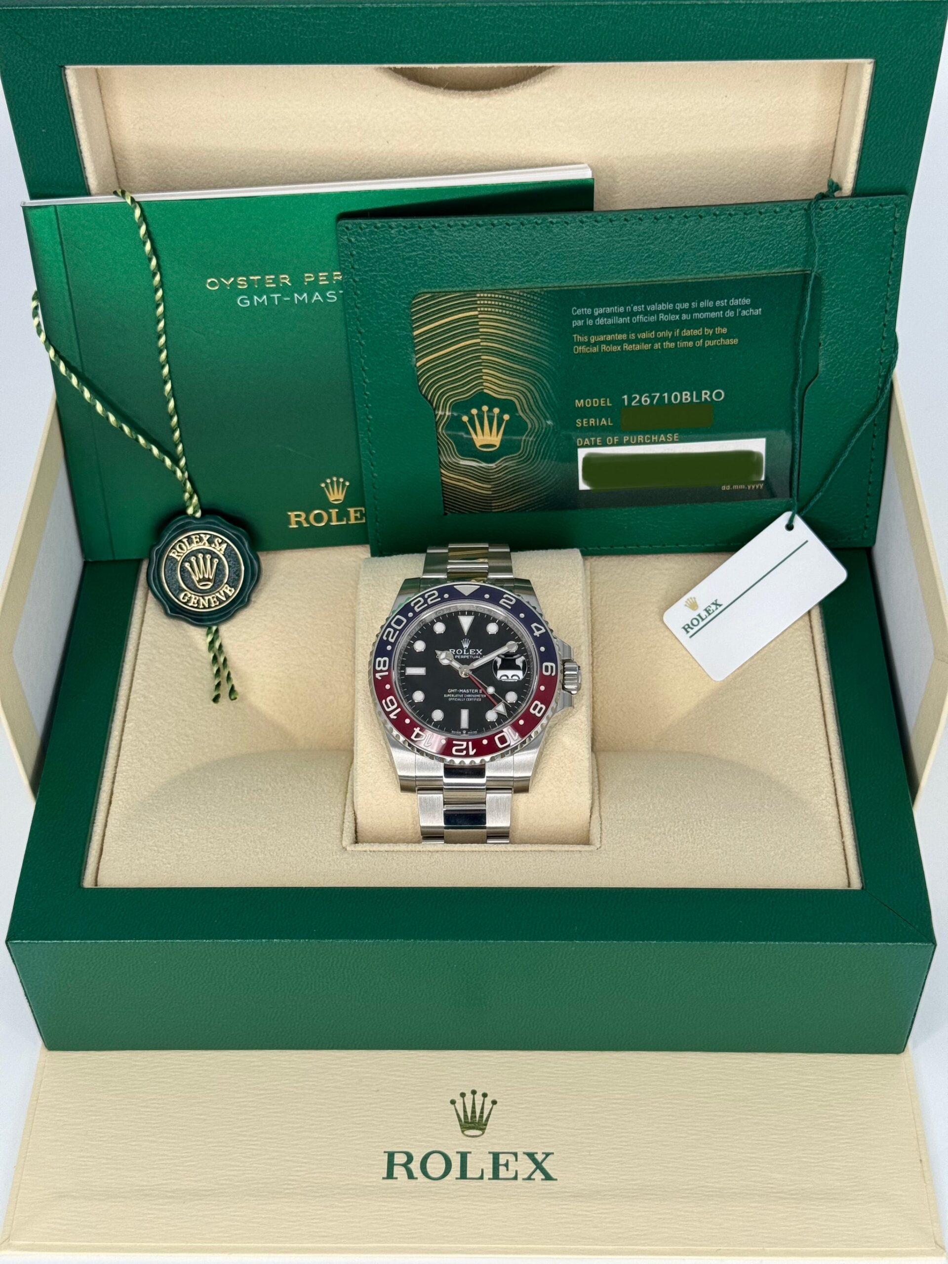 FullSizeRender_386db1ba-c7ea-4574-8fb6-cc5aab7120d6.jpg 2023 Rolex GMT-Master II "Pepsi" 40mm 126710BLRO Oyster (Unworn)