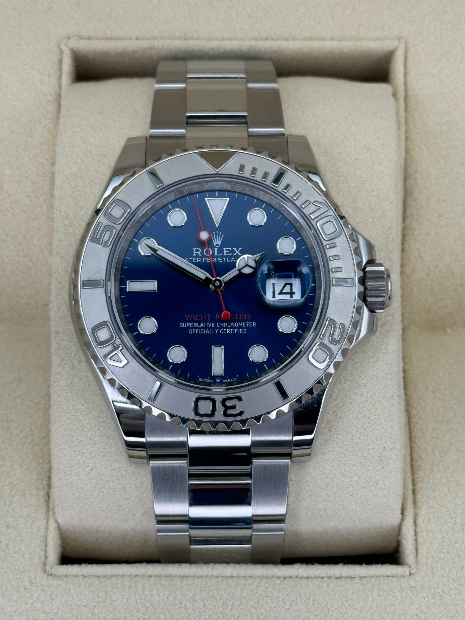 IMG_0915.jpg 2023 Rolex Yacht-Master 40mm 126622 Stainless Steel Blue Dial (Unworn)