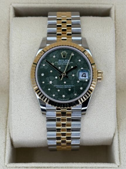 2023 Rolex Lady Datejust 31mm 278273 Two-Tone Floral Motif Dial (Unworn)