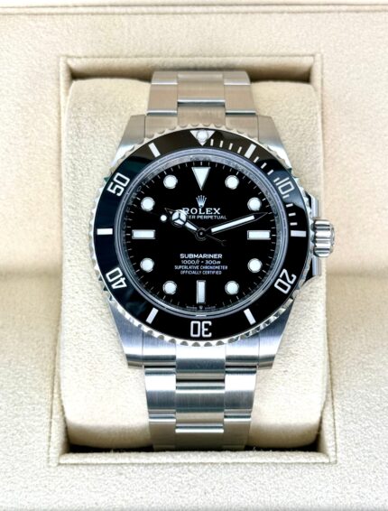 2023 Rolex Submariner 41mm 124060 Stainless Steel Black Dial (Unworn)