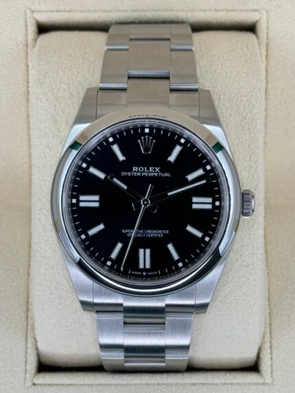 2023 Rolex Oyster Perpetual 41mm 124300 Black Dial (Unworn)