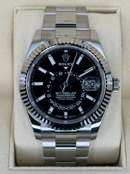 2023 Rolex Sky-Dweller 42mm 336934 Oyster Black Dial (Unworn)