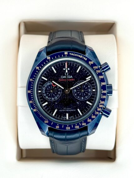2024 Omega Speedmaster Moonphase 44.2mm 30493445203001 Blue Dial (Unworn)