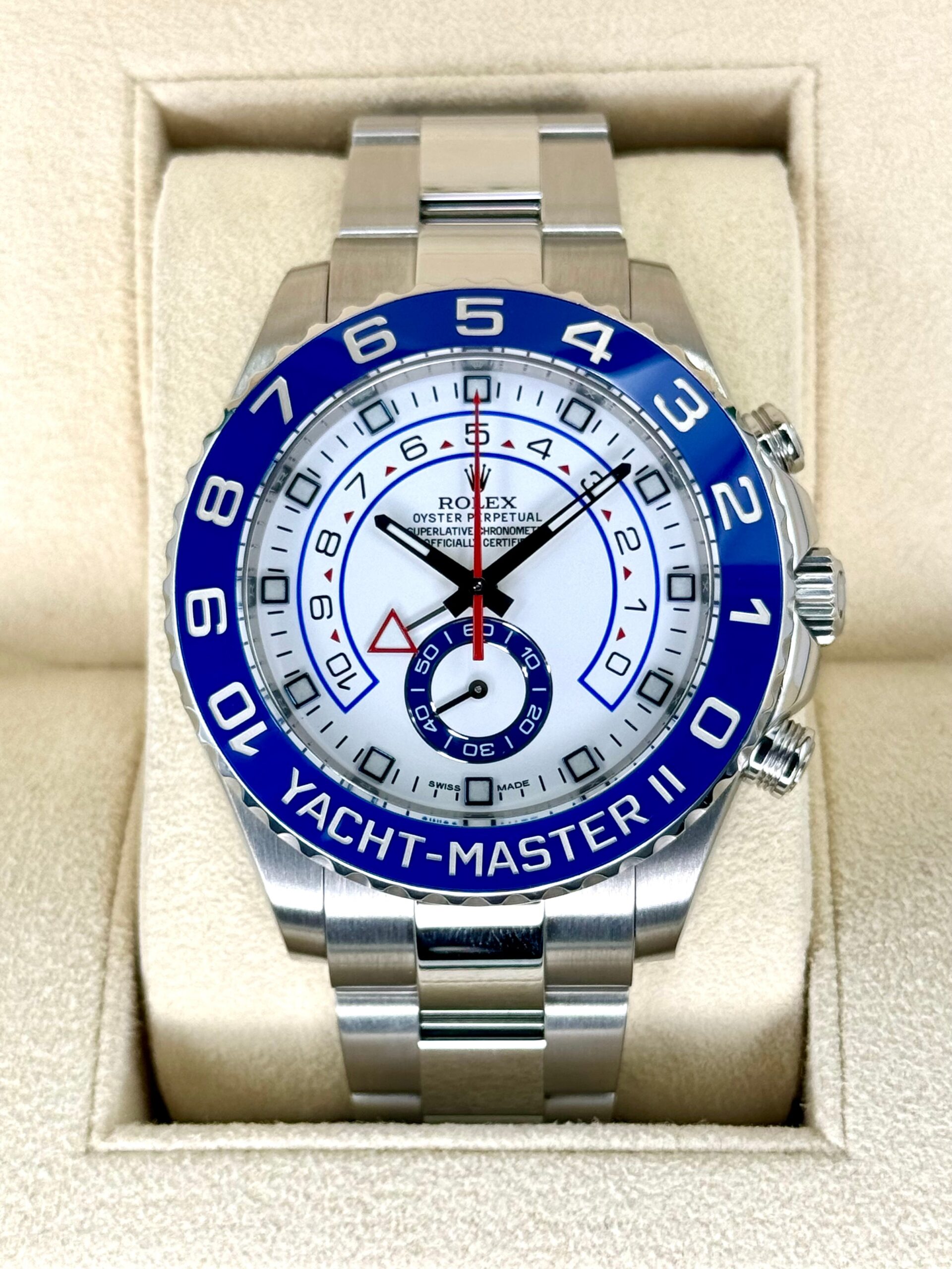 IMG_2220.jpg 2013 Rolex Yacht-Master II 44mm 116680 Stainless Steel White Dial