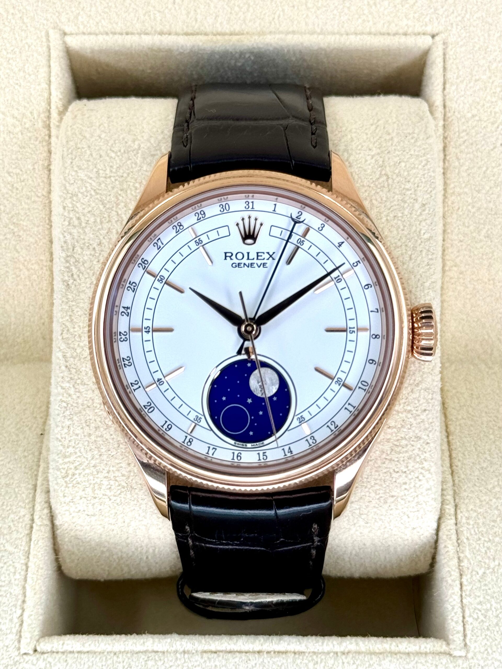 IMG_2604.jpg 2020 Rolex Cellini Moonphase 39mm 50535 Rose Gold White Dial