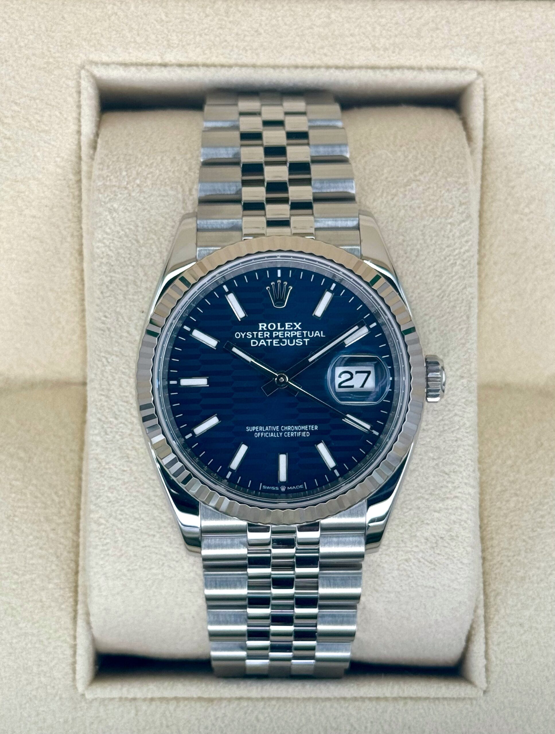 IMG_3805_b08583d8-1181-4838-bac9-14af15fdadf2.jpg 2023 Datejust 36mm 126234 Stainless Steel Jubilee Blue Motif Dial